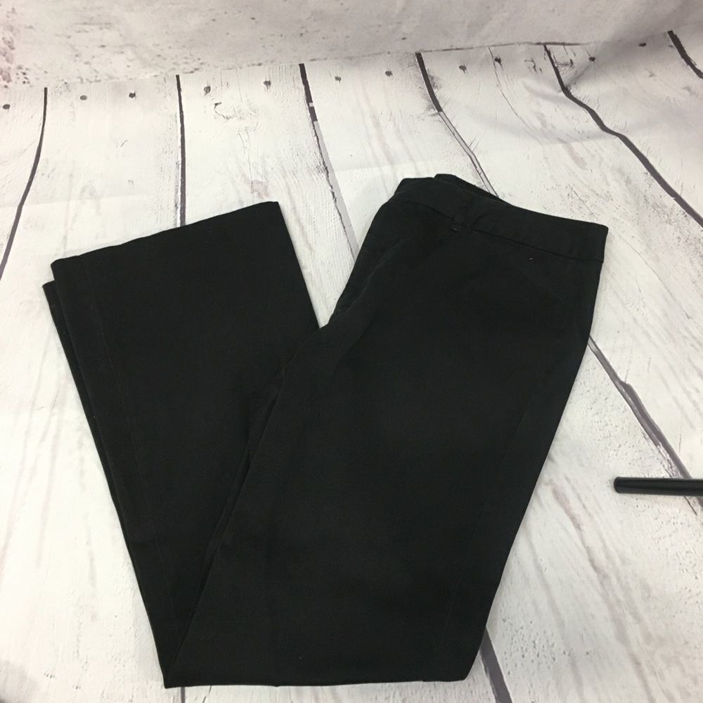 A142-Caribbean Joe size 12 black‎ straight pants